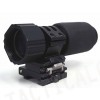 5x Dot Sight Magnifier Scope w/Flip To Side Mount