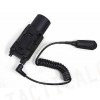 M6 6V 180Lm QD LED Tactical Flashlight & Red Laser Sight Black