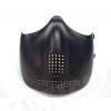 Airsoft X-Eye Half Face Mouth Protector Iron Mask Black