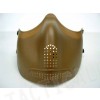 Airsoft X-Eye Half Face Mouth Protector Iron Mask Tan