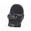 Airsoft Skull Skeleton Half Face Protector Mask Black