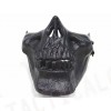 Airsoft Skull Skeleton Half Face Protector Mask Black