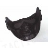 Airsoft Skull Skeleton Half Face Protector Mask Black