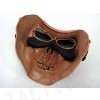 Airsoft Skull Skeleton Full Face Protector Mask Brown