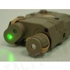 PRO&T AN/PEQ-15 Green Dot Laser & LED Flashlight Tan