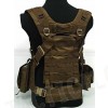 US Delta Force Elite Hydration Molle Vest Coyote Brown