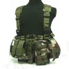 US Delta Force Elite Hydration Molle Vest Camo Woodland