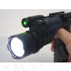 Tactical LED Weapon Light Foregrip Flashlight with Green Laser