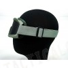 Airsoft No Fog Metal Mesh DL Style Goggle OD