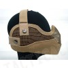 Black Bear Airsoft Stalker BAT Style Raider Mesh Mask Tan