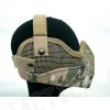 Black Bear Airsoft Stalker BAT Style Raider Mesh Mask Multi Camo