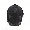 Full Face Ghost Recon Airsoft Mesh Goggle Mask Black