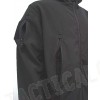 Stealth Hoodie Shark Skin Soft Shell Waterproof Jacket Black