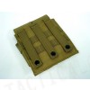 Airsoft Molle Double Magazine Pouch Coyote Brown
