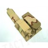 Airsoft Molle Double Magazine Pouch Desert Camo