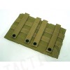 Airsoft Molle Triple Magazine Pouch Coyote Brown