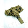 Component Molle Drop Leg Pistol Holster Coyote Brown