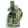 Univeral Drop Leg Large Pistol Frame Holster Multi Camo