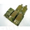 Airsoft Molle Triple Magazine Pouch Multi Camo