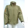 Stealth Hoodie Shark Skin Soft Shell Waterproof Jacket Tan