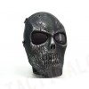 Army of Two Skull Full Face Airsoft Protector Mask Silver Black