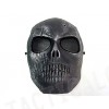 Army of Two Skull Full Face Airsoft Protector Mask Silver Black