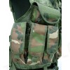 Airsoft Tactical Hunting Combat Vest Camo Woodland