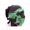 Full Face Hockey Type Airsoft Mesh Goggle Mask Green