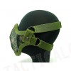 Black Bear Airsoft Stalker Style Shadow Mesh Mask Woodland Camo