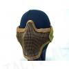 Black Bear Airsoft Stalker Style Shadow Mesh Mask Brown