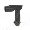 Tactical RIS Total Bipod Flashlight Holder Foregrip Grip Black