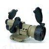 Comp M2 Type Red Green Dot Sight Scope w/Cantilever Mount Tan