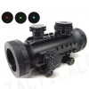 BSA 1x30 30mm Tri-Rail Red/Green/Blue Dot Sight Rifle Scope