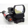 Holographic Multi Reticle Red Green Dot Sight Reflex & Red Laser