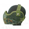 Stalker Type Half Face Metal Mesh Raider Mask Ver. 2 German Camo