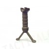 Tactical 20mm RIS Spring Total Bipod Foregrip Grip Tan #B