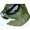 Full Face Airsoft Goggle Mesh Mask w/Neck Protect OD