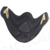 Light Weight Neoprene Hard Foam Half Face Mask Gold