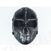 Full Face Ghost Recon Airsoft Mesh Goggle Skull Mask Black