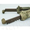 Tactical 20mm RIS Spring Total Bipod Foregrip Grip A-TACS Camo