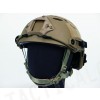 Airsoft FAST Carbon Style Helmet Brown