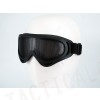 Airsoft UV-X400 No Fog Metal Mesh Tactical Goggle Black