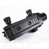 ACOG Type Optical Fiber Red Illuminated Dot Sight (Dual Power)