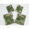 Airsoft Neoprene Knee & Elbow Pads Set A-TACS Camo