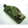 Molle Handgun Pistol Belt RH Holster Camo Woodland