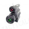 Tactical Pistol 65Lm Xenon Flashlight & Red/Green Laser Combo