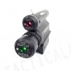 Tactical Pistol 65Lm Xenon Flashlight & Red/Green Laser Combo