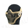 Deluxe Stalker Type Half Face Mesh Protector Mask Desert Camo