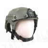 IBH Helmet with NVG Mount & Side Rail Foliage Green