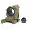 25mm/30mm Scope Red Dot Sight QD Lever Mount Tan